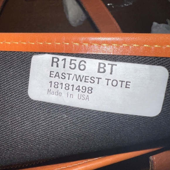 Dooney & Bourke East West Tote All Weather Leather Pebbled British Tan Vintage - Picture 10 of 16